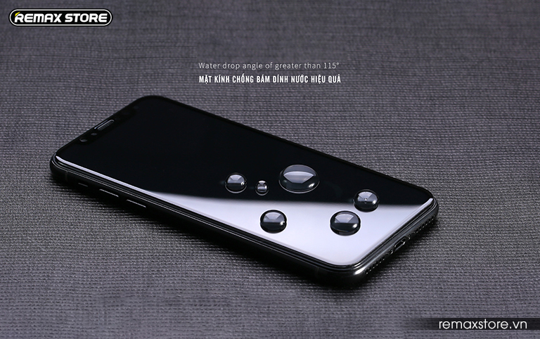 Kính cường lực iPhone 5.8 (X)/6.1/6.5 full màn 9D Remax GL-32 3