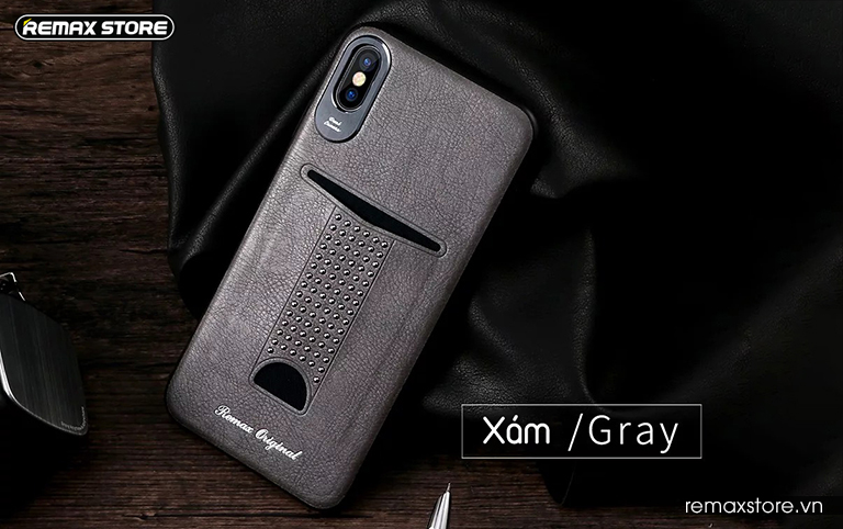 Ốp lưng vân da cho iPhone Xs/XR/Xsmax Remax RM-1688-7