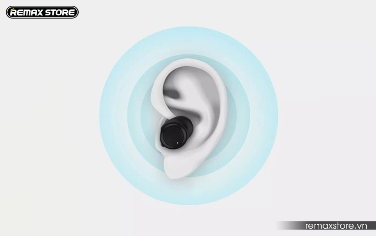 1 bộ 2 tai nghe Bluetooth Remax TWS-2 không gay nặng tai