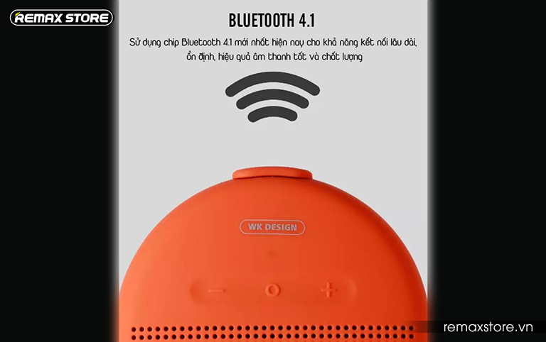 Loa Bluetooth chống nước WK SP150 kết nối Bluetooth 4.1 hiện đại