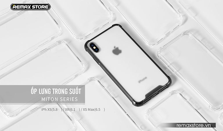 Ốp lưng trong suốt Miton Series dành cho iPhone XR/XS/XS Max - Ảnh 3