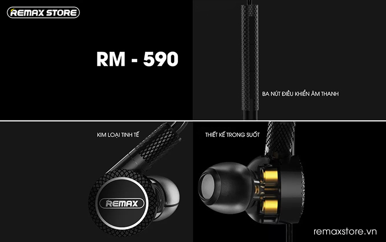 Tai nghe in-ear Remax RM-590 - Ảnh 10