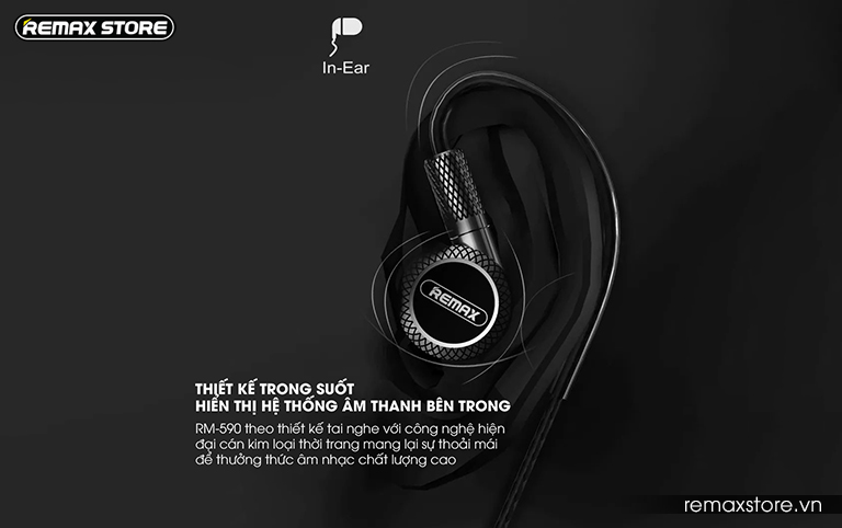 Tai nghe in-ear Remax RM-590 - Ảnh 3