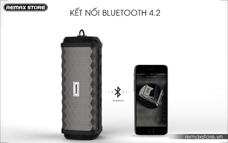 Loa Bluetooth xách tay chống nước Remax RB-M12 - 4