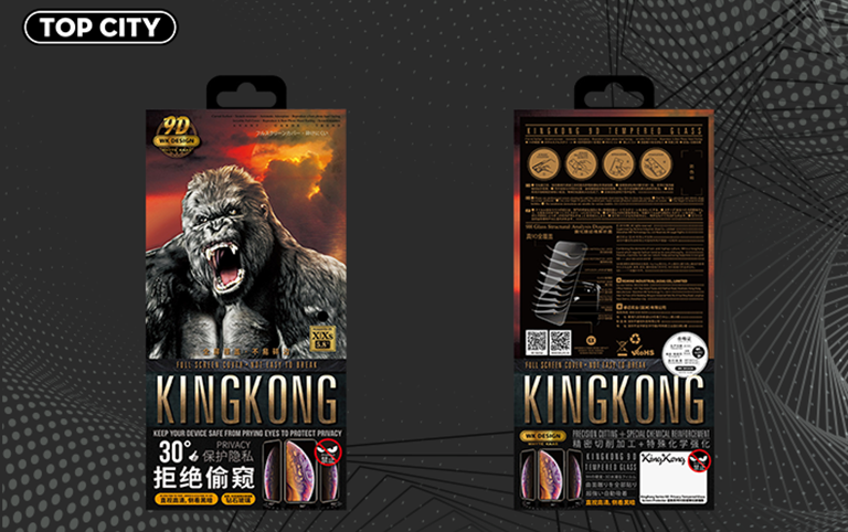 Kính cường lực chống nhìn trộm iPhone Xs Max WK KingKong 9D WTP-026
