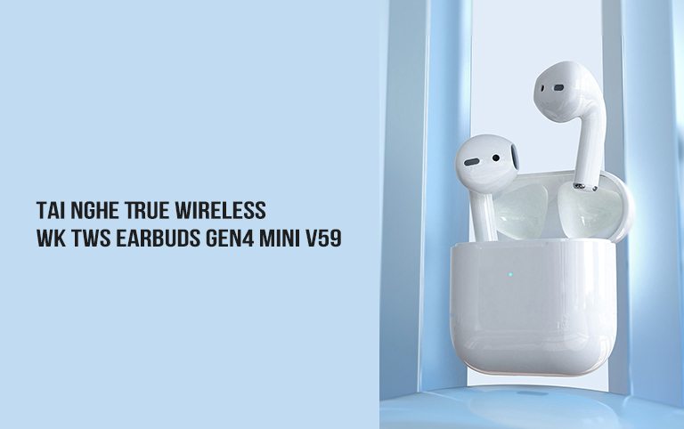 Tai nghe True Wireless WK TWS Earbuds Gen4 MINI V59