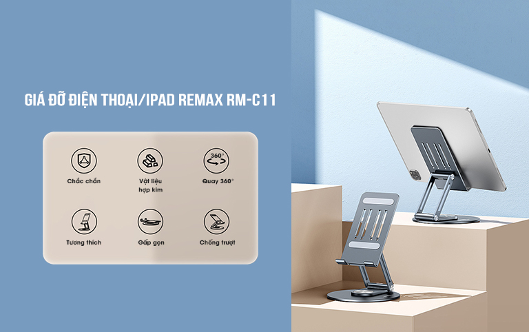 Giá đỡ điện thoại/Ipad Remax RM-C11