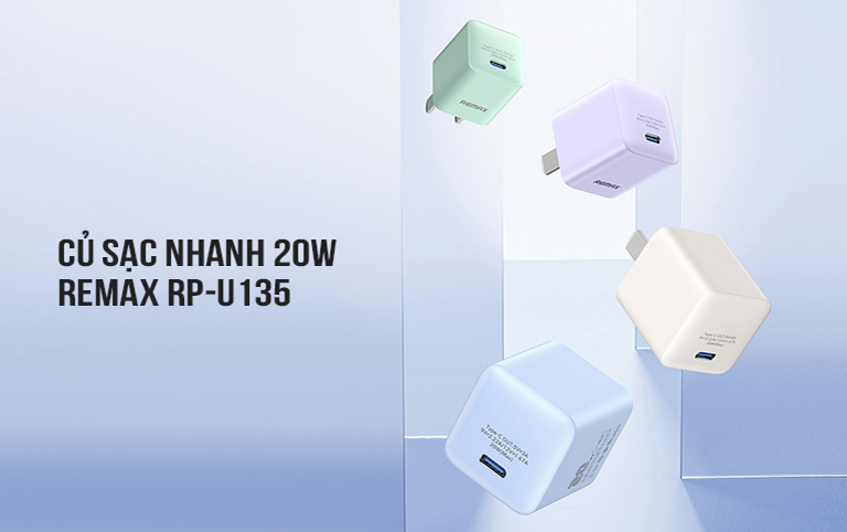 Củ sạc nhanh 20W Remax RP-U135