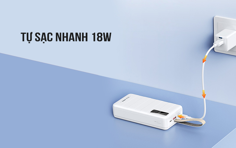 Pin sạc dự phòng 30000mAh 20W PD QC Remax RPP-506 