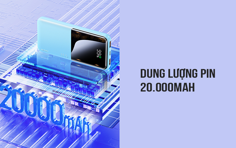 Pin sạc dự phòng Remax 20000mAh 22.5W RPP-623