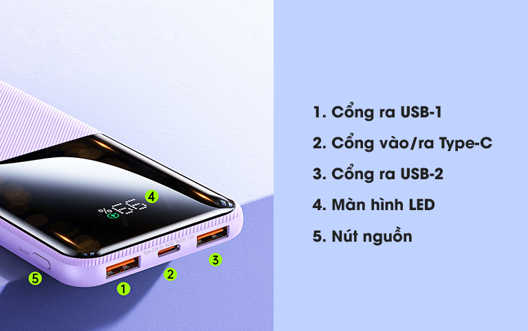 Pin sạc dự phòng Remax 20000mAh 22.5W RPP-623